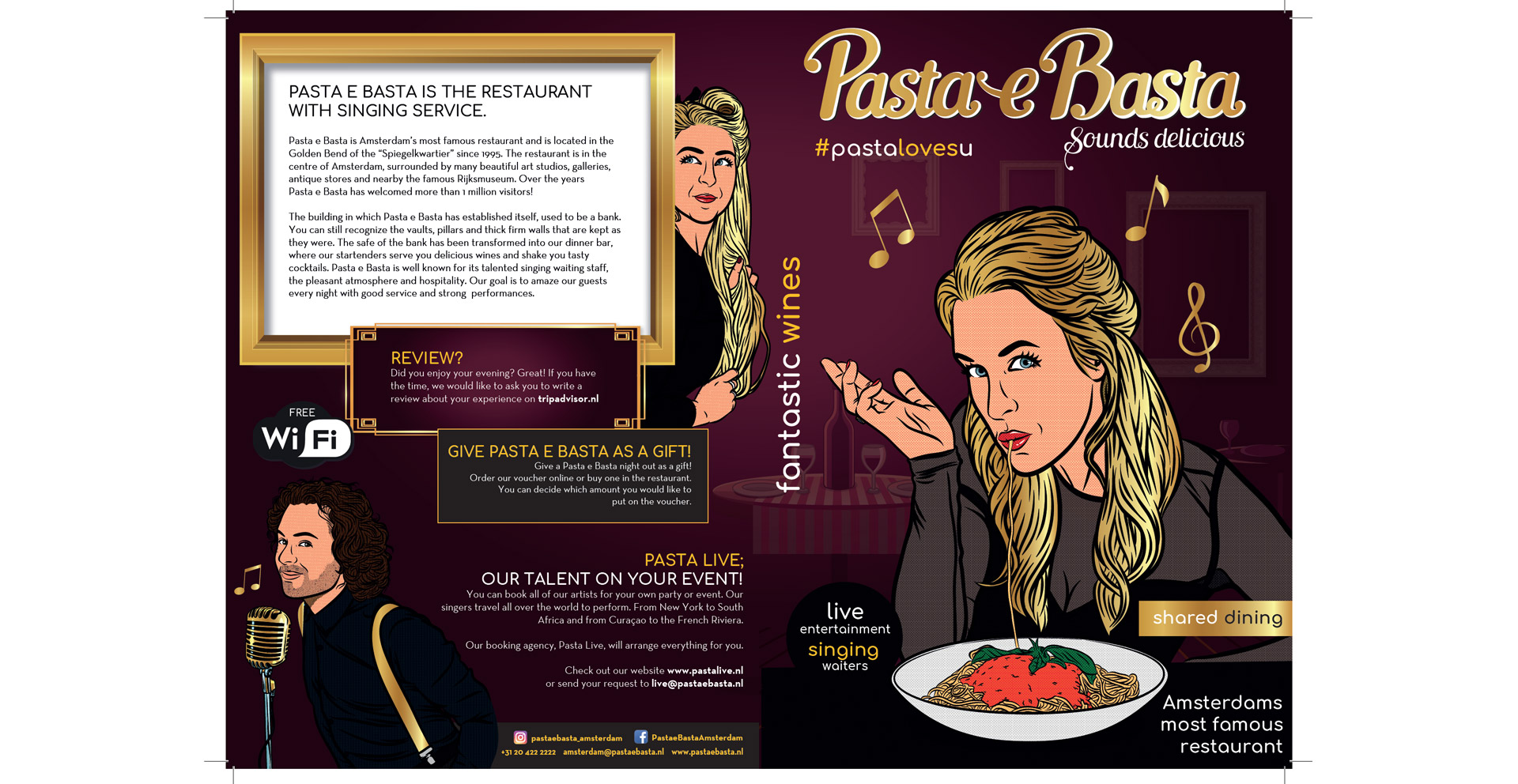 Pasta e Basta menukaart 2020